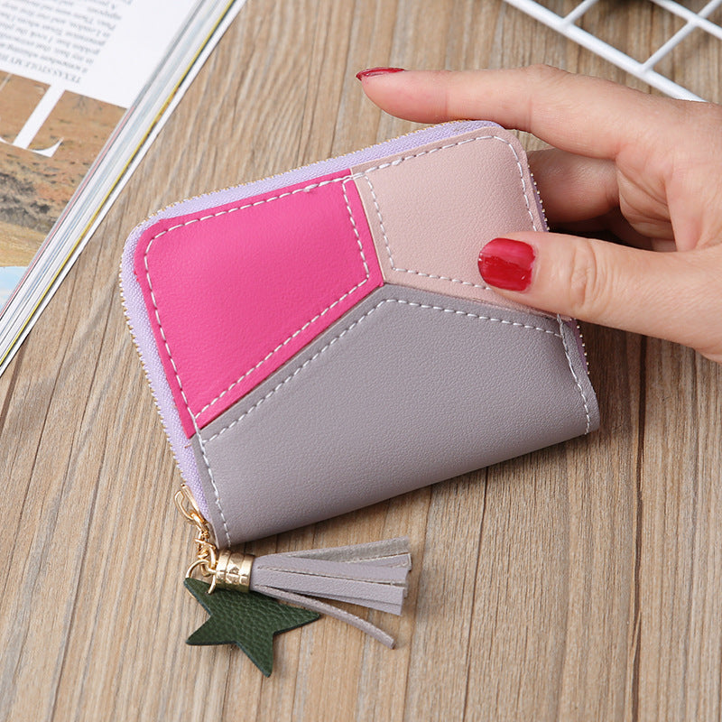 Purse Card Ladies Wallet For Women Girl Bag Clutch Leather