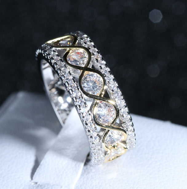 Elegant Female Zircon Stone Finger Rings