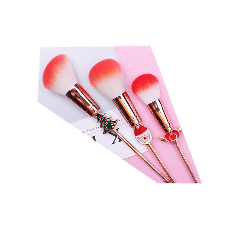 Christmas moose makeup set brush