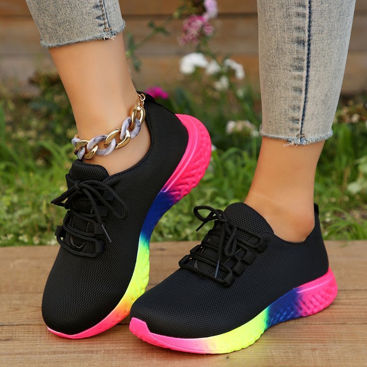 Rainbow Fashion Walking,Running Sport Sneakers