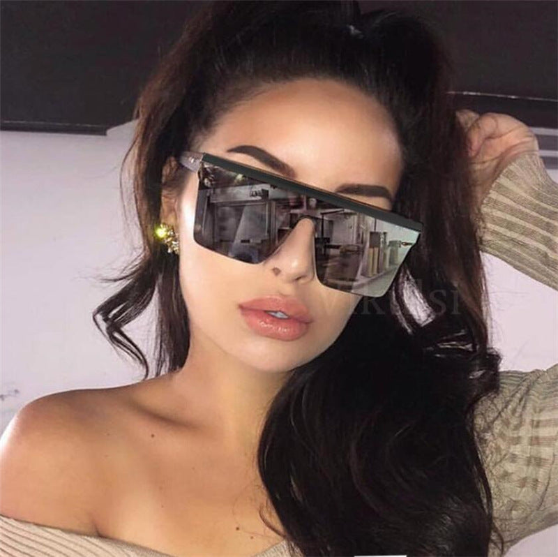 Women Retro Rice Nail Sunglasses