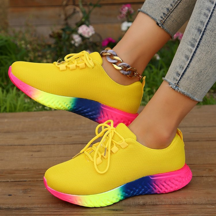 Rainbow Fashion Walking,Running Sport Sneakers