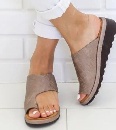 Flat Sole Casual Soft Big Toe Foot Sandal