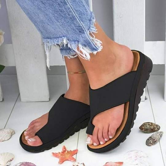 Flat Sole Casual Soft Big Toe Foot Sandal