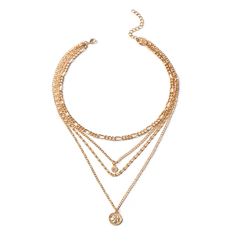 Chunky Layered Gold Necklace