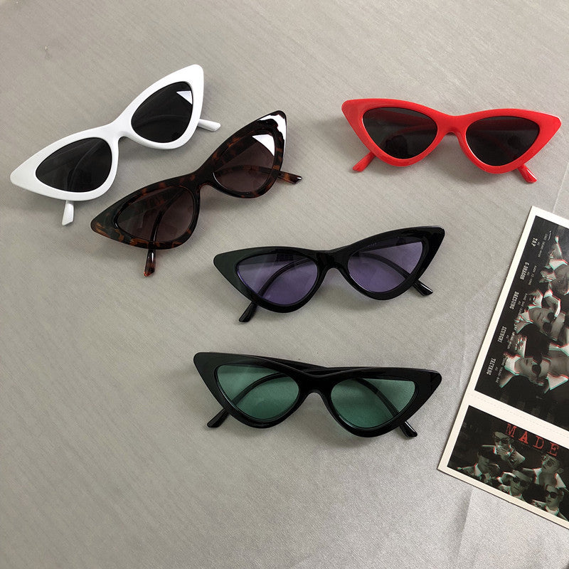 female triangle hip hop European and American net red sunglasses