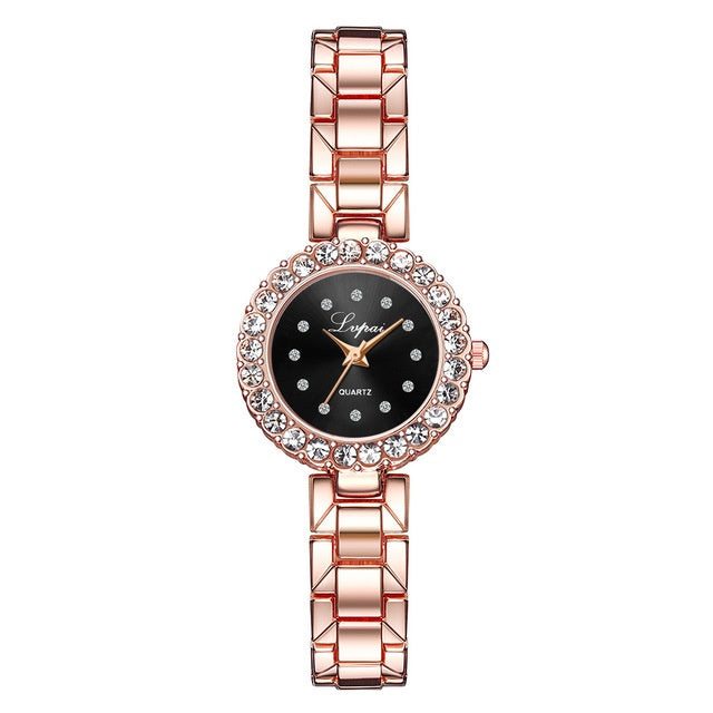 Set Bangle Clock Bracelet,Wrist-Watch Quartz for Women