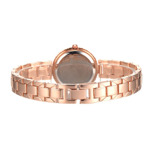 Set Bangle Clock Bracelet,Wrist-Watch Quartz for Women