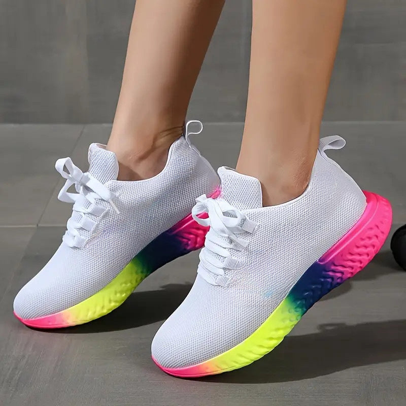 Rainbow Fashion Walking,Running Sport Sneakers