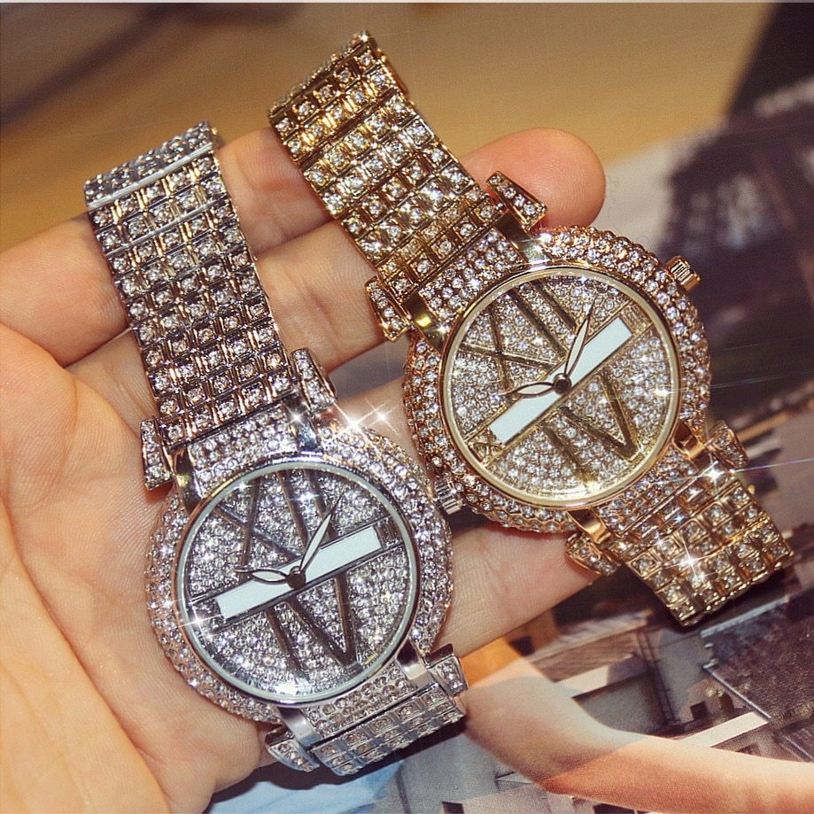 Luxury Diamond  Stainless Steel Bracelet For Women