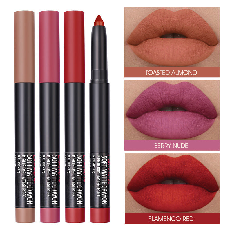 Matte Langmanni Makeup Lipstick Set Of Six