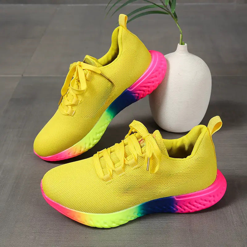 Rainbow Fashion Walking,Running Sport Sneakers